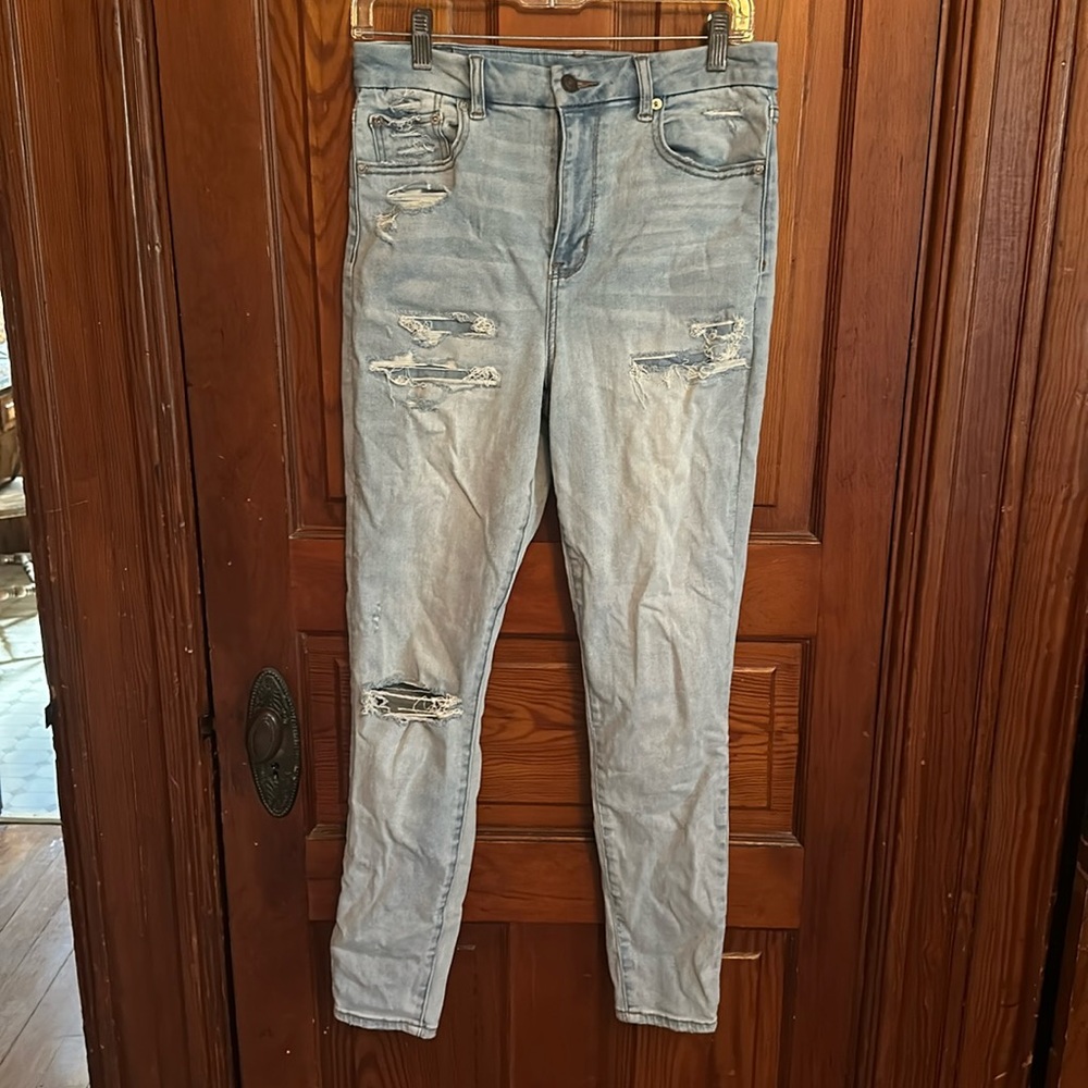 American Eagle Curvy super Hi-Rise jeggings